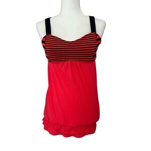 Lululemon No Limits Tank Neon Built-In Bra